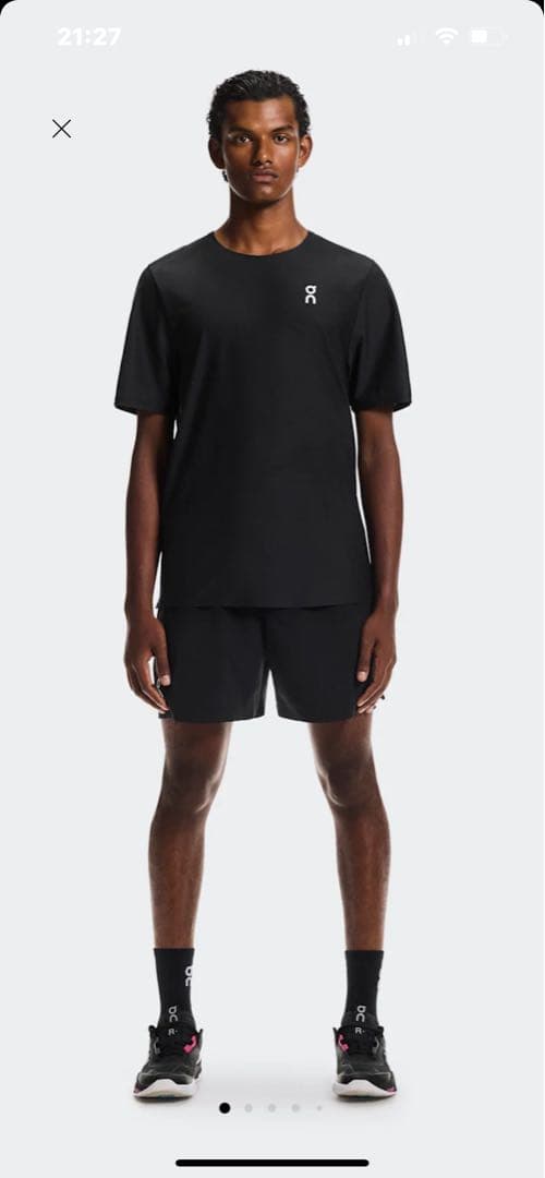 On ブラック ウェア　海外Lサイズ