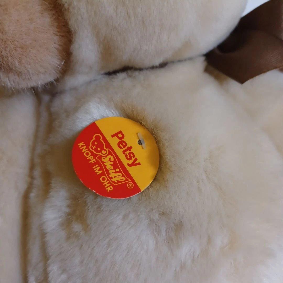 シュタイフ　テディベア　ぬいぐるみ　ペッツィー　Petsy　タグ付き　可動式