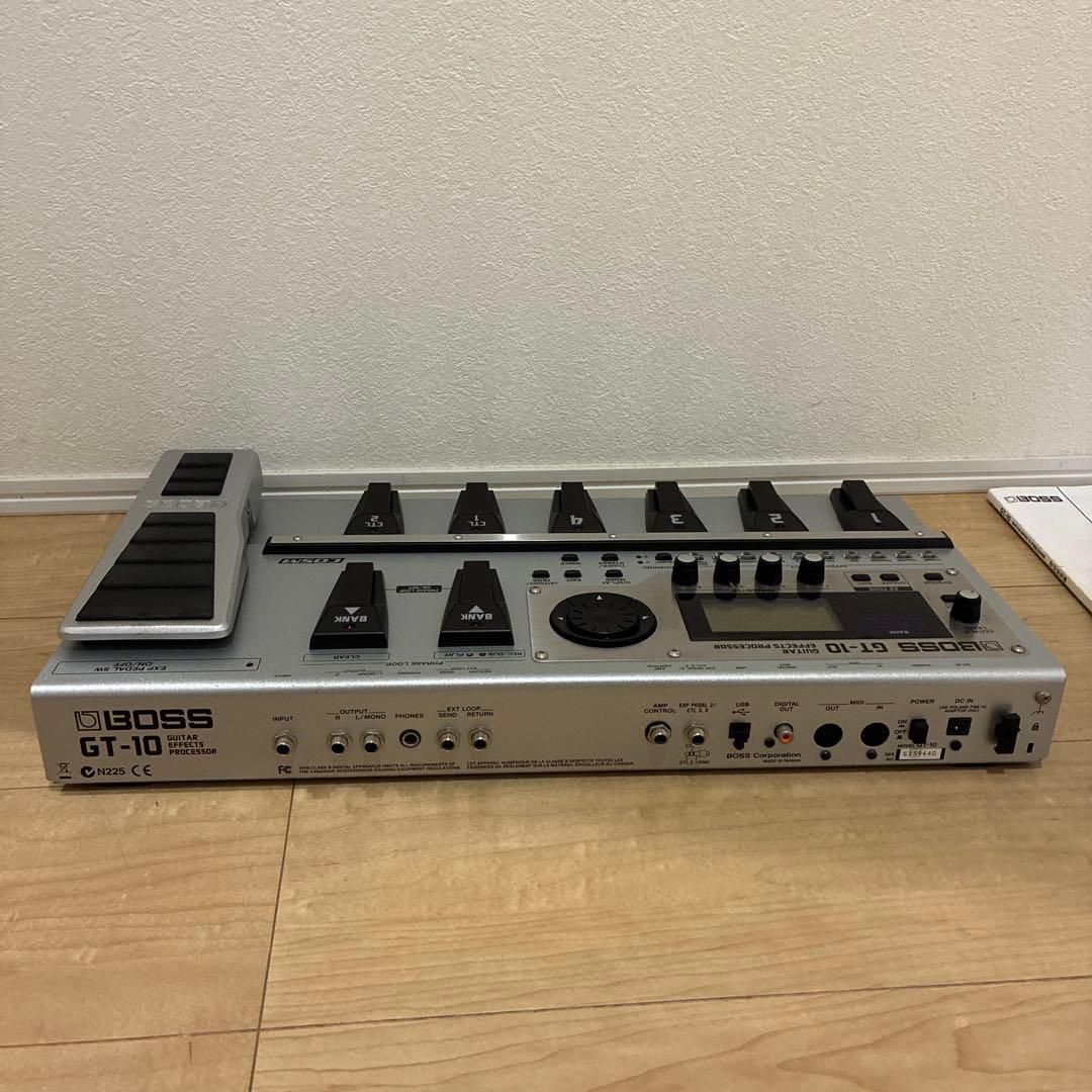 完動品！acアダプターセット　【美品】BOSS GT-10 マルチエフェクター