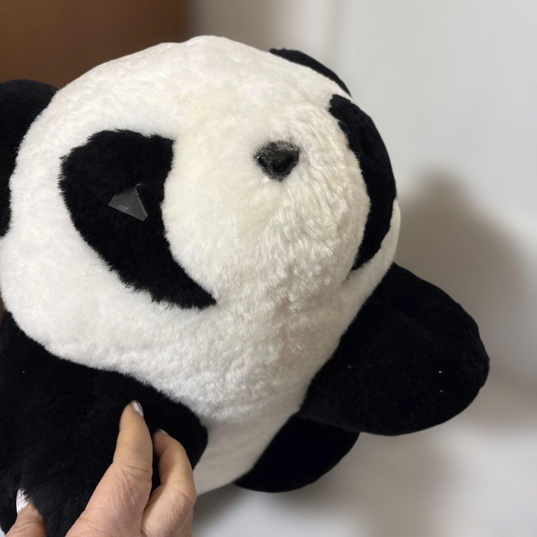 パンダ ぬいぐるみ。リアルムートンで制作まで６ヶ月で届きました。