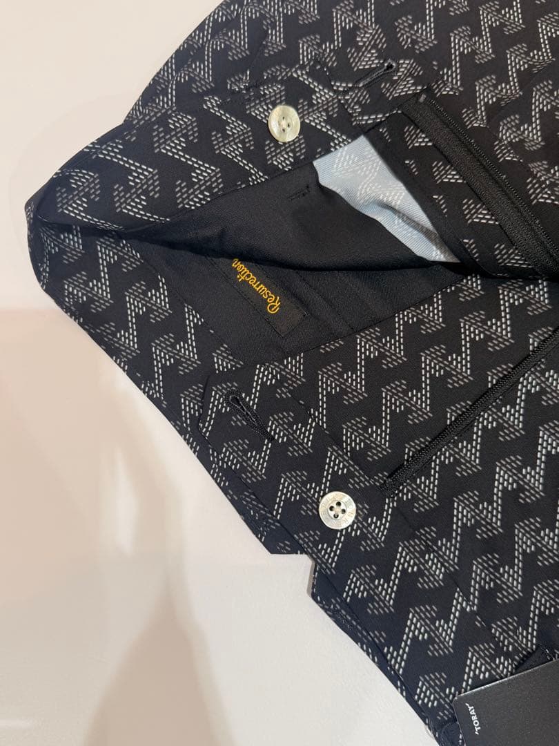 【新品】レザレクション　ゴルフ　メンズ　半ズボン　黒　Mサイズ