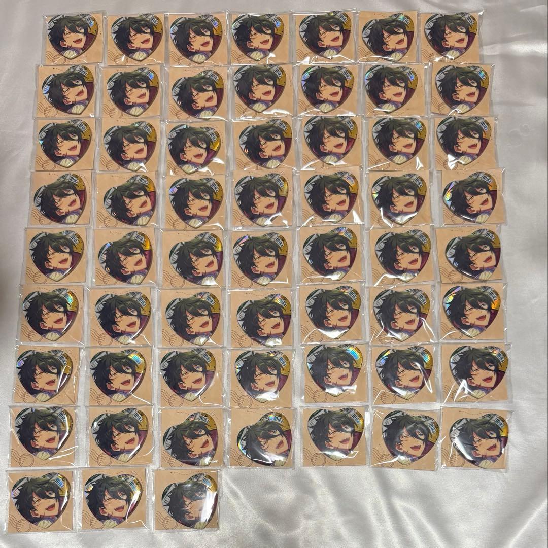 【新品　未開封】あんスタ 影片みか 中国限定 TRIP旅途 ハート缶バッジ