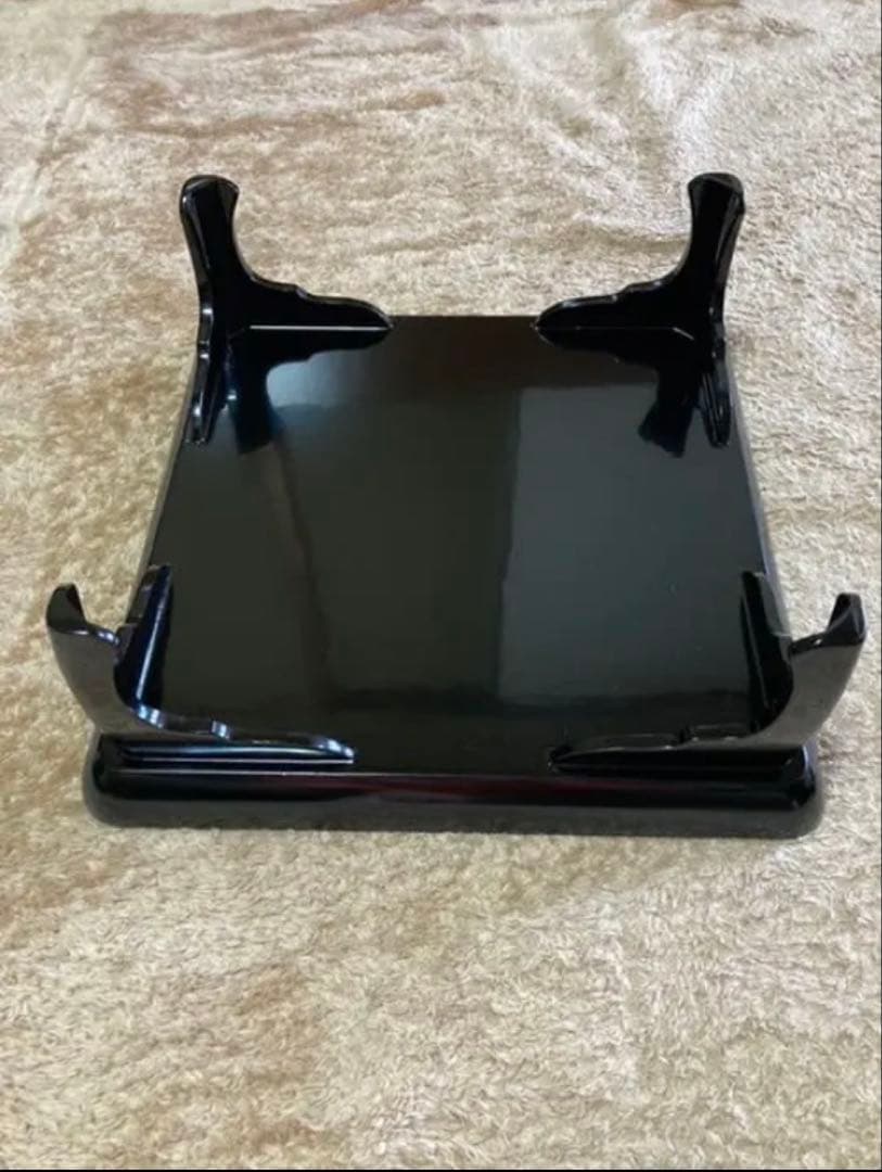 【美品】輪島塗　会席本膳　椀五客　四脚膳　惣黒