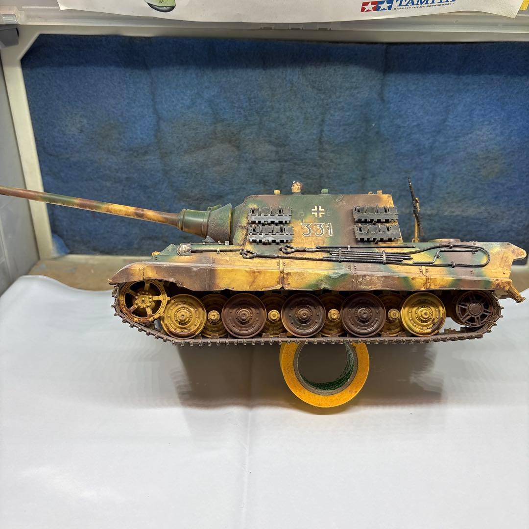 タミヤ 1/35 ドイツ陸軍 重駆逐戦車 ヤークトタイガー 初期生産型　完成品