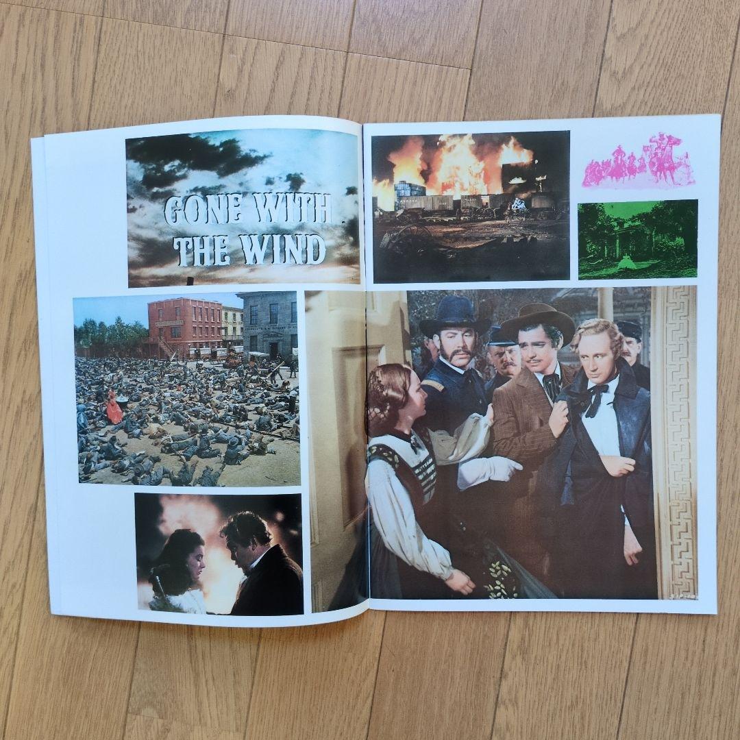 アメリカ映画の名作４作品のパンフレット