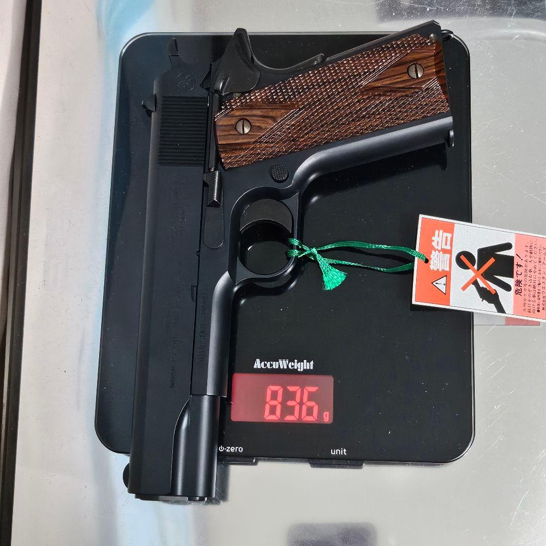 新同 WA 純正 コルトM1911 100周年記念モデル ウッドグリップver.