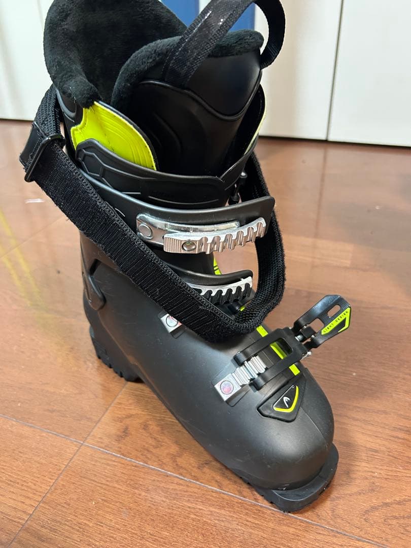 スキーブーツ ヘッド　黒緑　25.5センチ