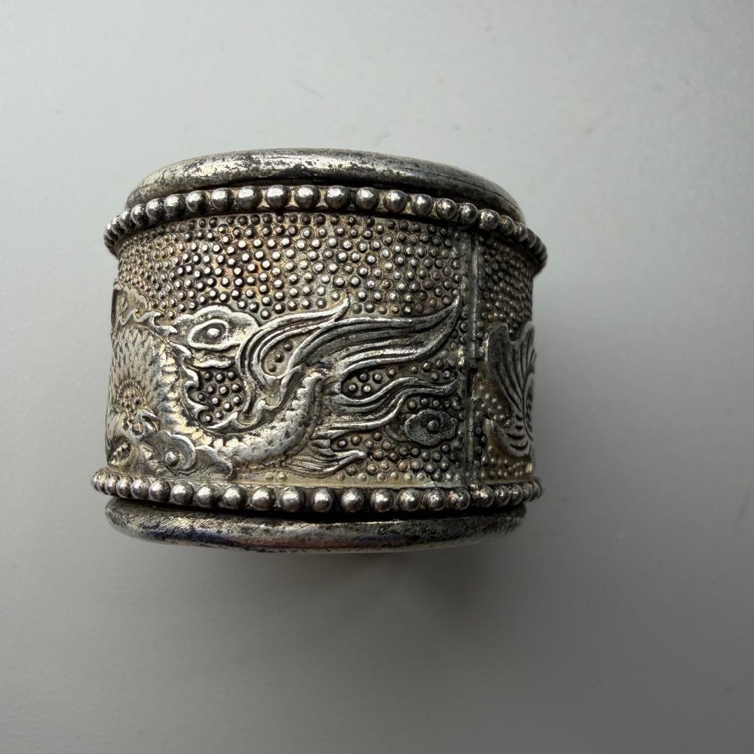旧蔵　ドラゴンと鳳凰　リング　扳指　親指用