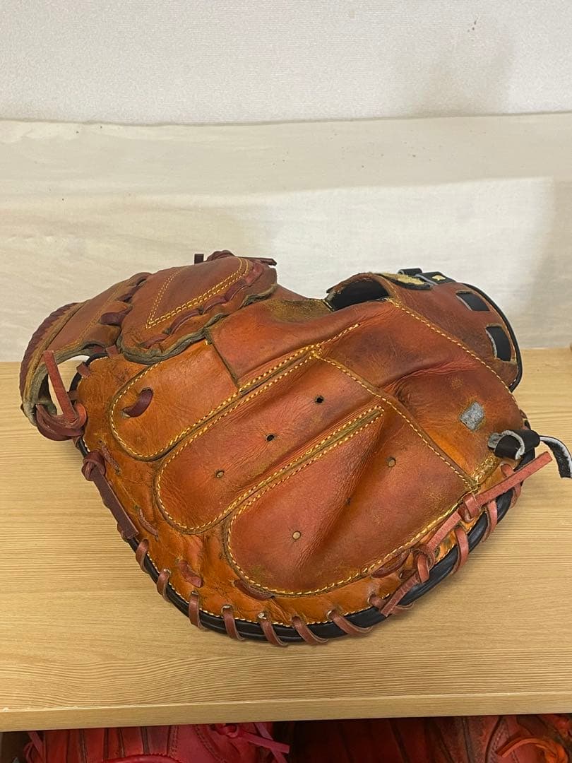 ハタケヤマ軟式キャッチャーミットリペア品