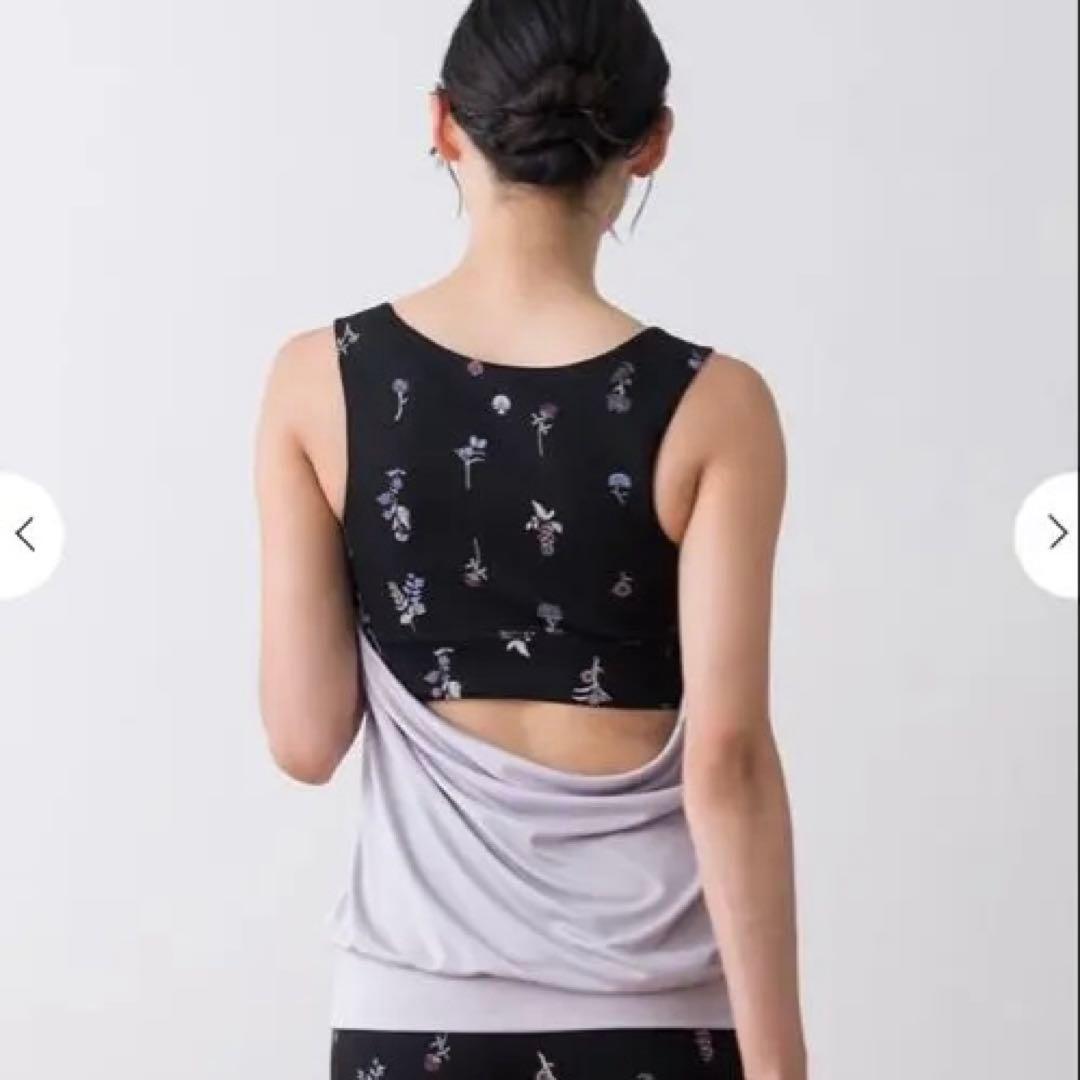 SUKALA フラワーブーケ　カバータンクトップ ブラック　Lサイズ