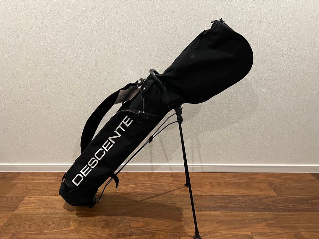 DESCENTE スタンドゴルフバッグ ブラック（未使用）