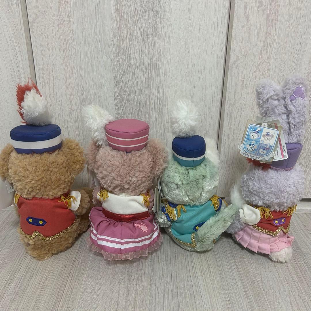 ダッフィーフレンズ　マーチングファン　SSぬいぐるみ　4体セット