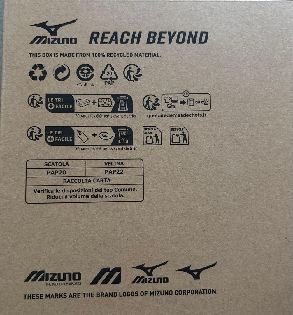 新品未使用！MIZUNO 野球ホワイトスパイク28.5cm【右P革付き】