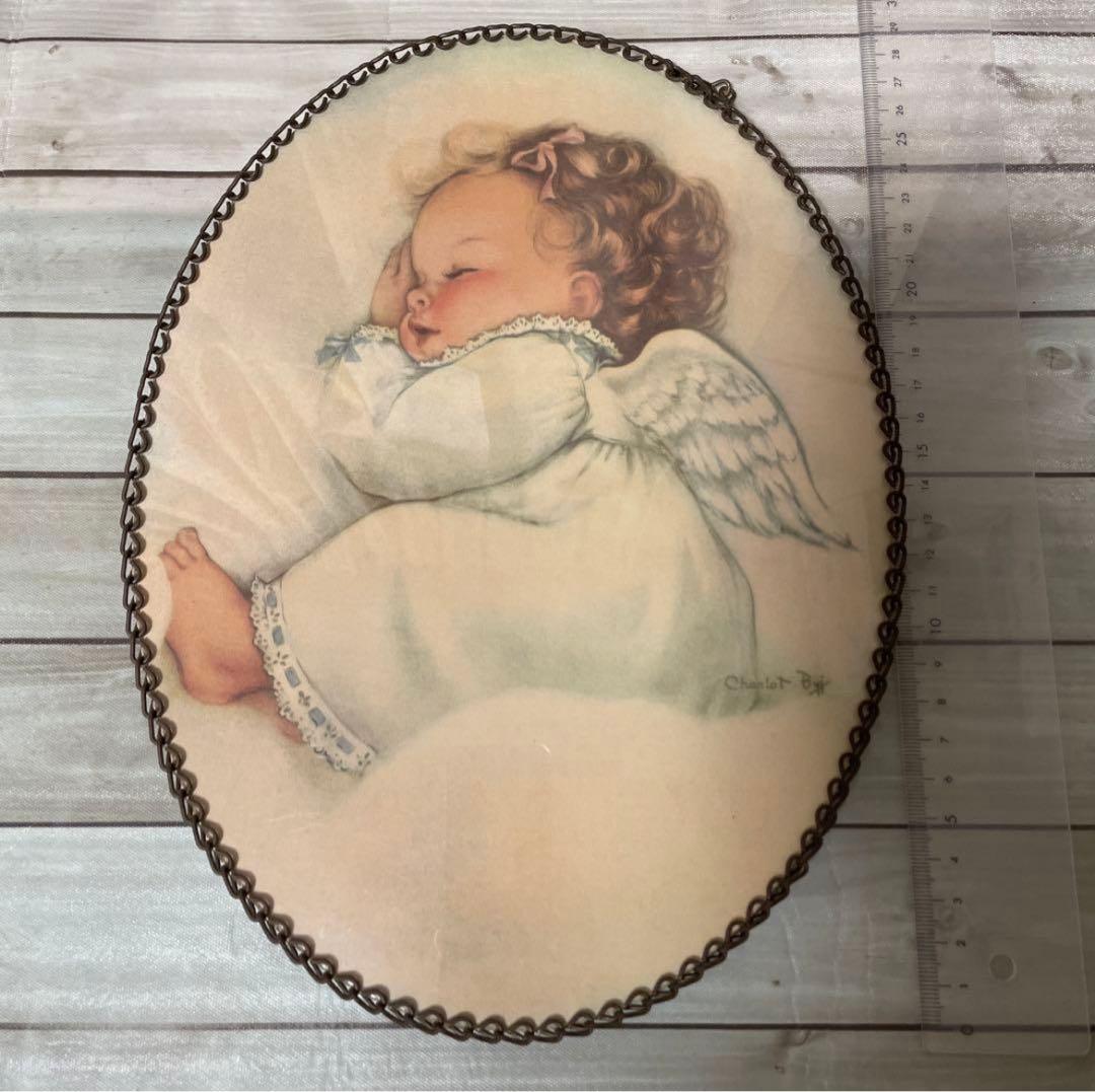 アンティーク風 スリーピング エンジェル 吊り下げ飾り インテリア