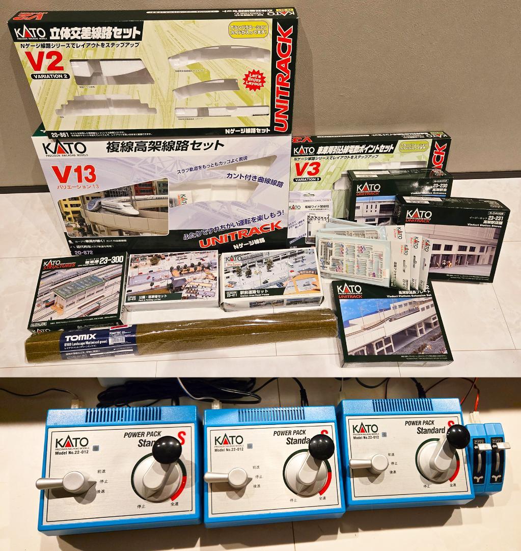 Nゲージ KATO 2m30cmジオラマベース 都市型レイアウト