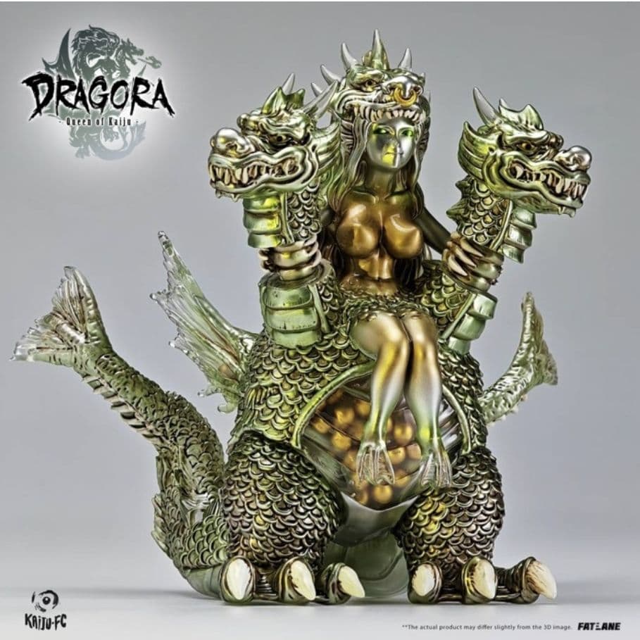 怪獣女王 DRAGORA ソフビ　ドラゴラ　メタリックカラー　トーイポポタマス