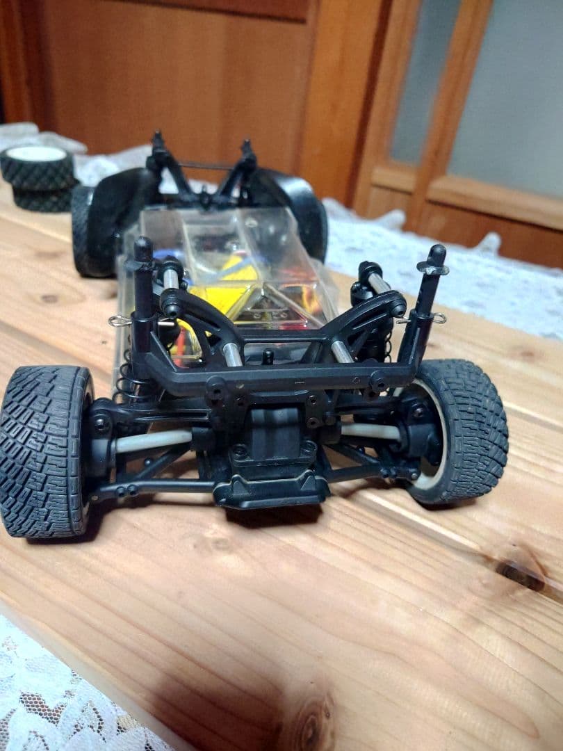 京商 FZ02 ラリーコンバージョンセット装着シャーシ　おまけボディ付き