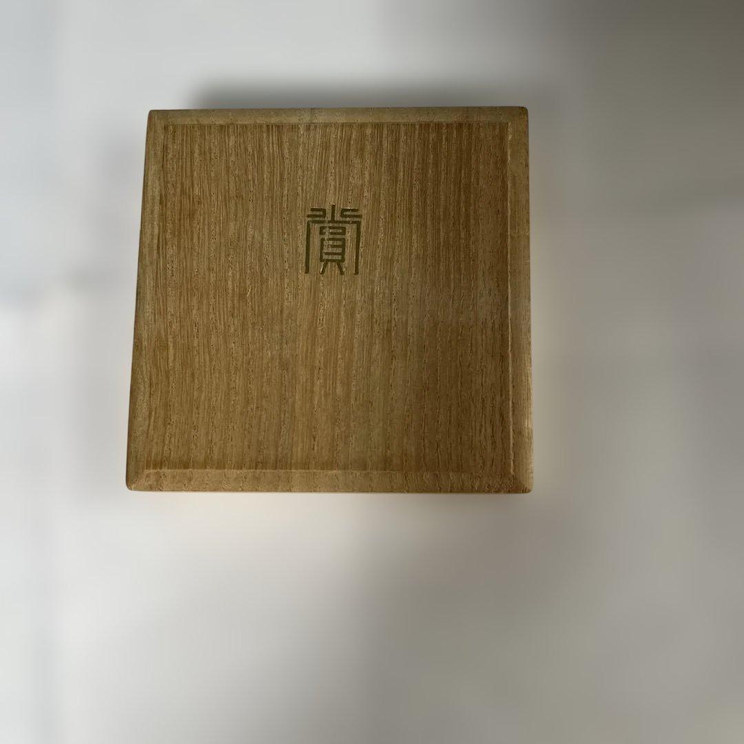 純銀製　花模様盃