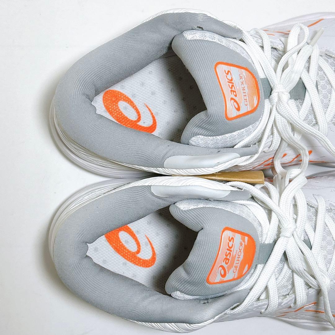 新品未使用☆アシックス ゲルフープ V14 バッシュ ホワイト 白 28.5cm