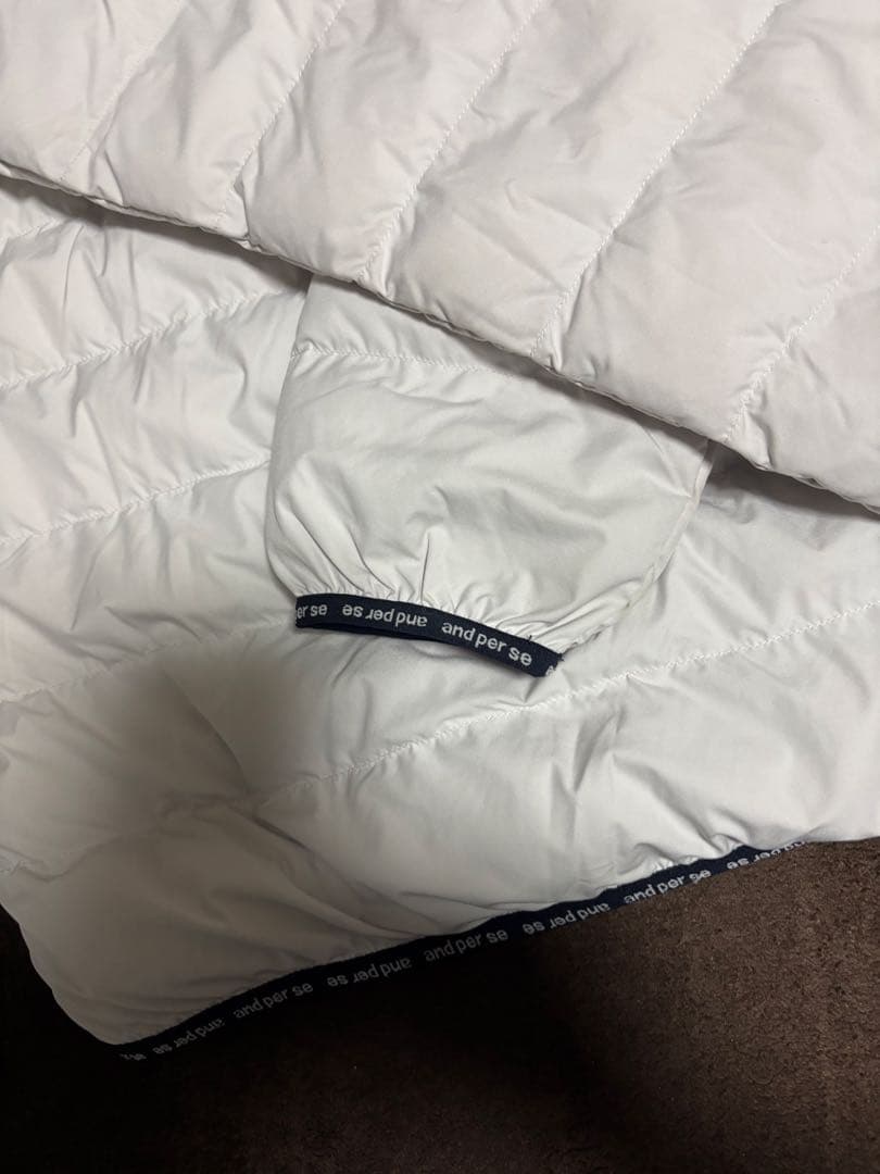 【試着のみLL】and per se アンパスィ ゴルフ 中綿 アウター