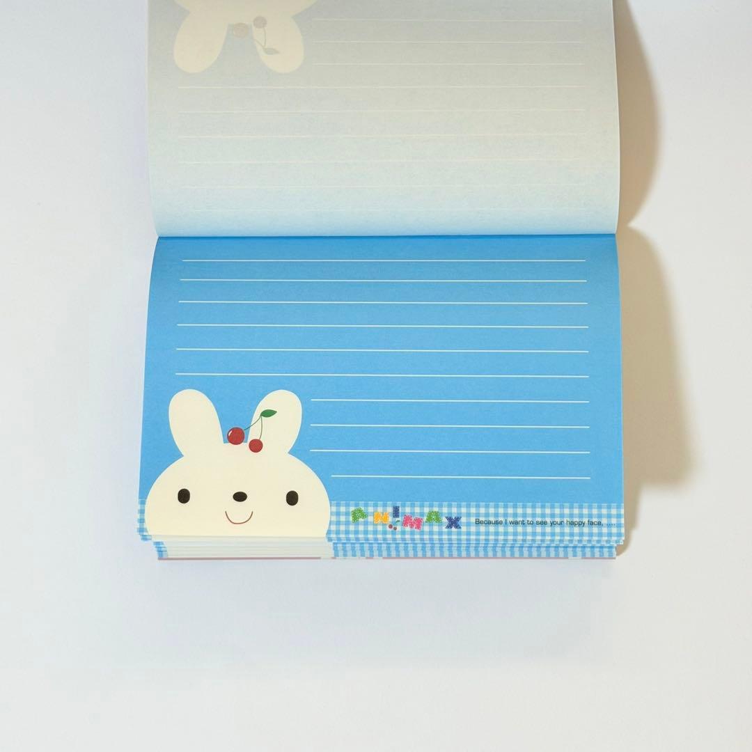 【匿名配送】激レア！未使用！プレコ アニマル くま うさぎ メモ メモ帳 当時物