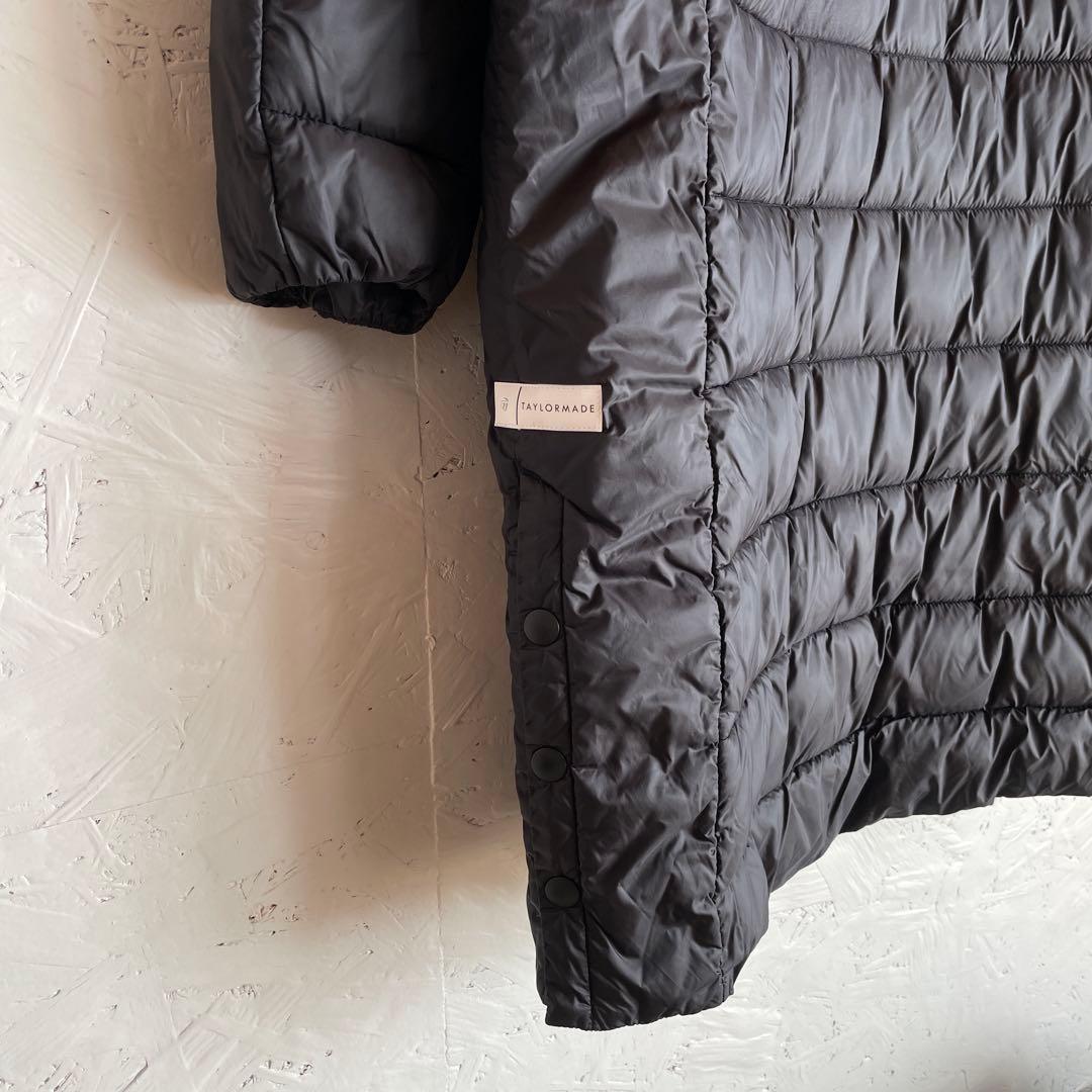 ゴルフウェア【TaylorMade】インサレーションコート　中綿ロングコート　黒