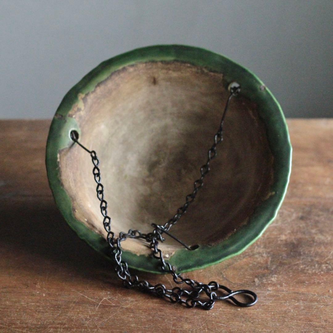 バルボティーヌ 吊り鉢 ハンギングプランター 古道具 アンティーク 希少！