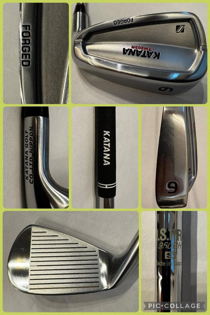 【状態：AA】鍛造アイアン：KATANA TM303R #4~PW 7本セット
