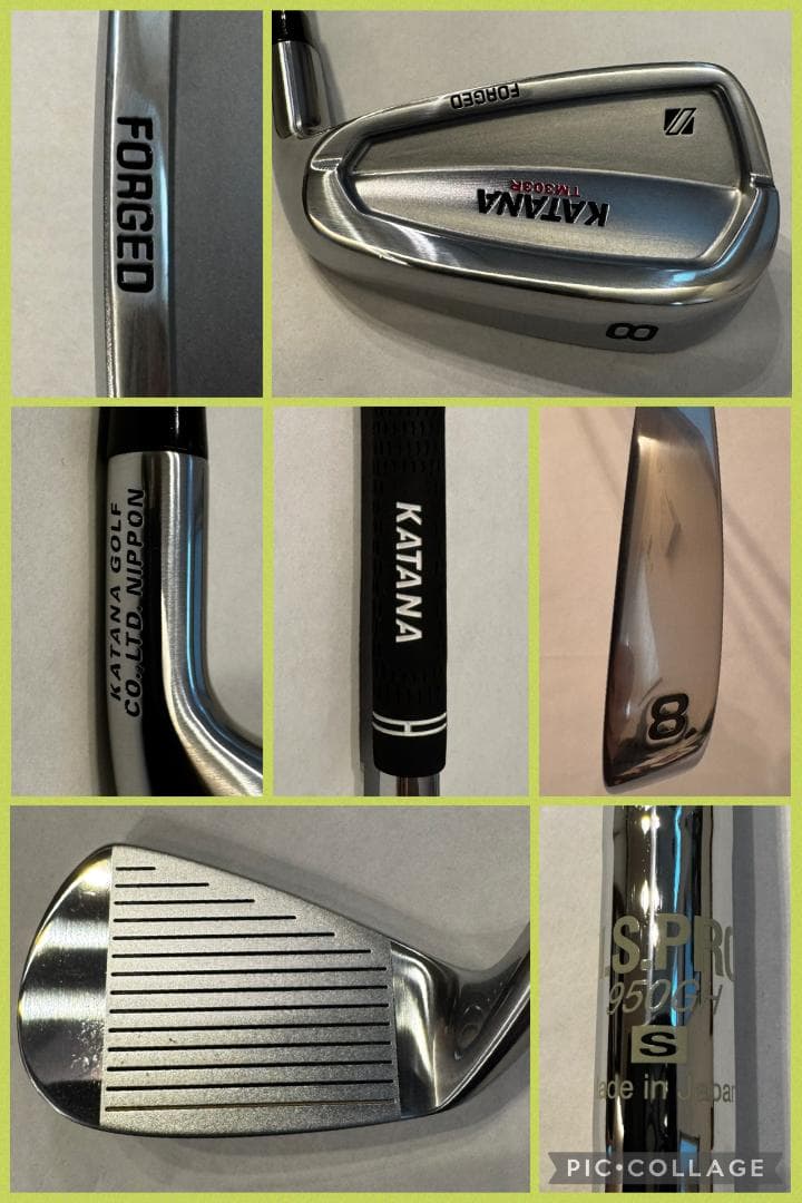 【状態：AA】鍛造アイアン：KATANA TM303R #4~PW 7本セット