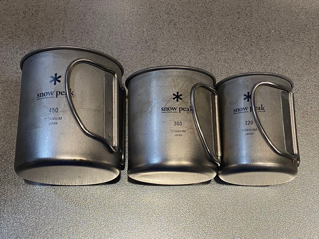  peak チタンシングルマグカップ 8個セット