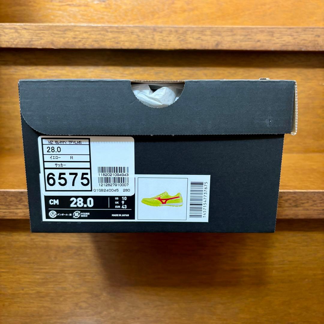 【新品タグ付】ミズノ モレリア サラ JAPAN TF 28cm