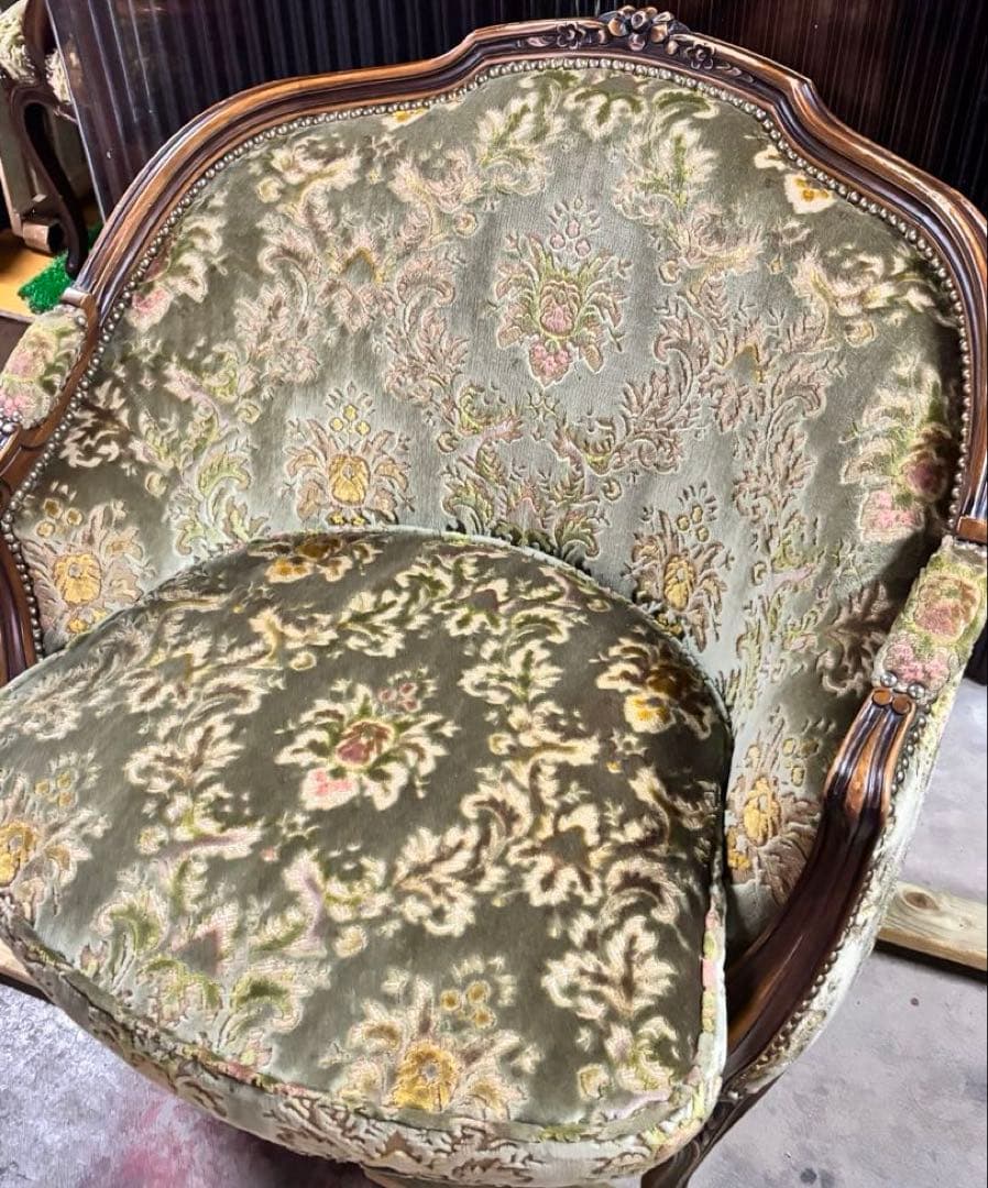 N2268 ドマーニ ルイXV 1人掛けソファ シングルソファ