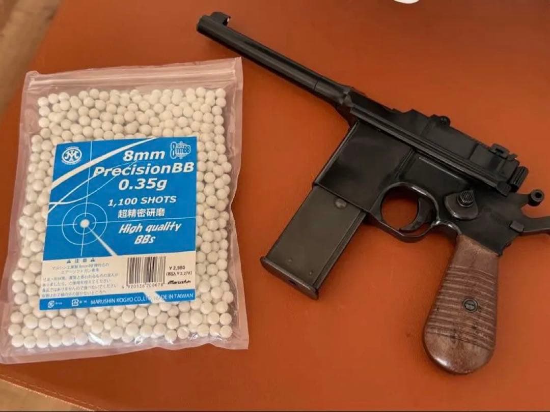 黒*ス様 マルシン モーゼル M712 8mm ガスガン