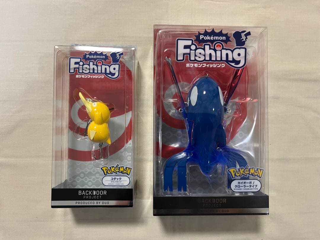 【新品未使用】DUO ポケモンフィッシング カイオーガとコダック2個セット