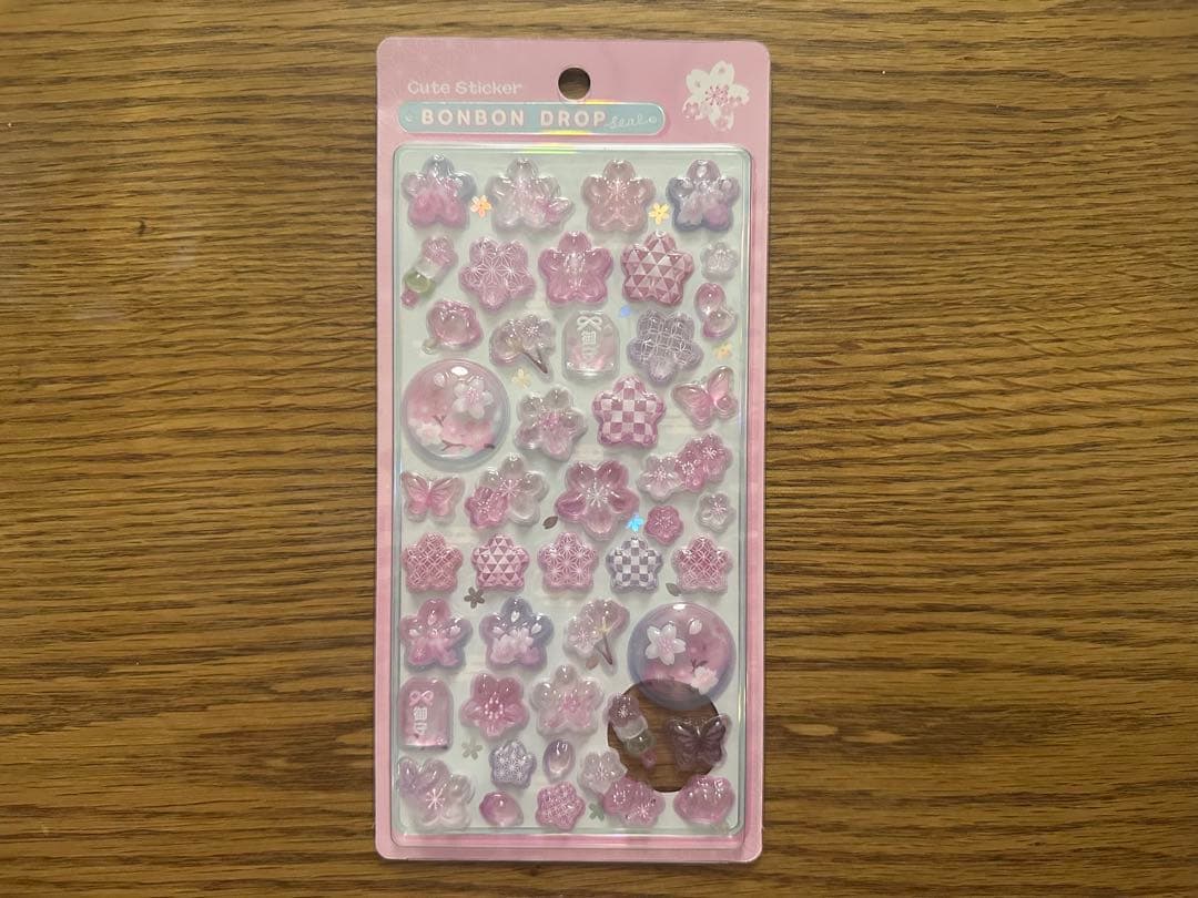 【正規品】新作和柄 ボンボンドロップシール5点セット