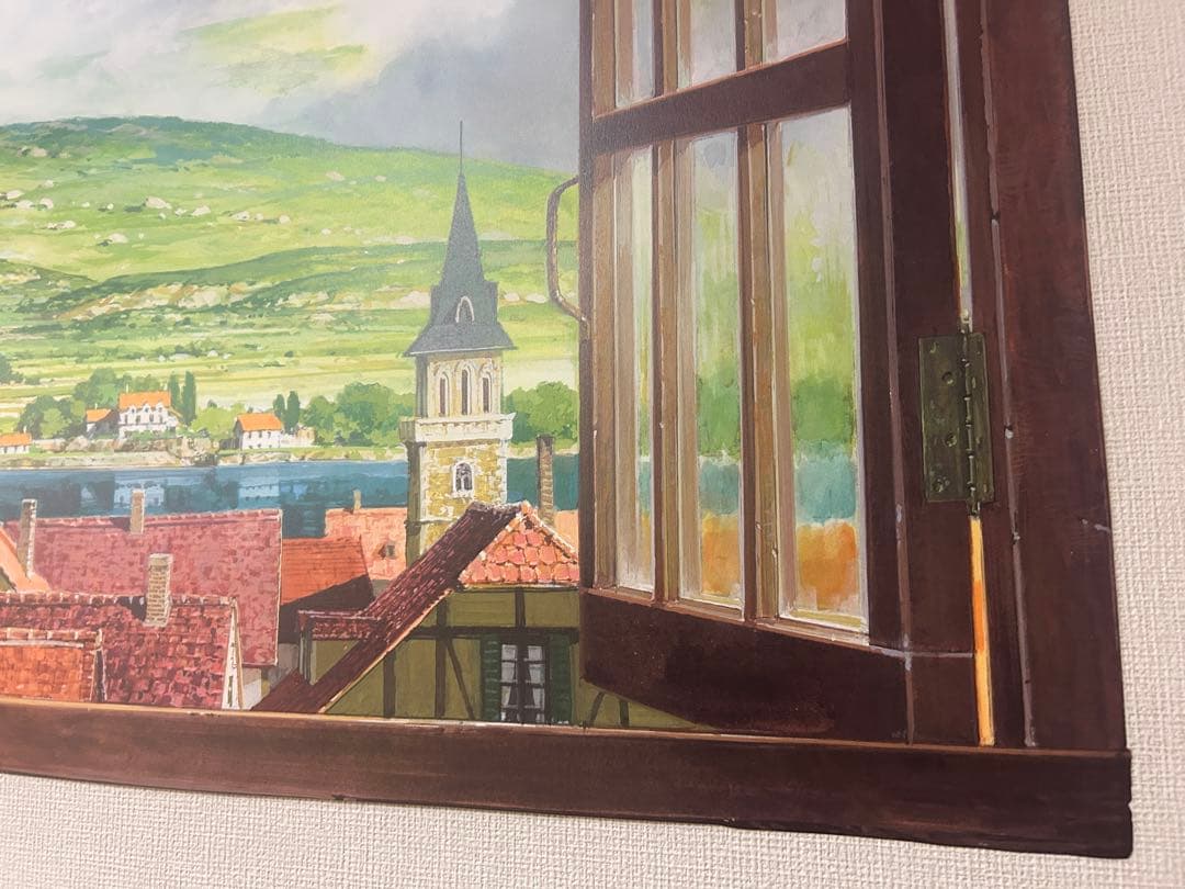 ジブリ美術館限定 オリジナル 壁窓 「ハウルが来る町」 ハウルの動く城