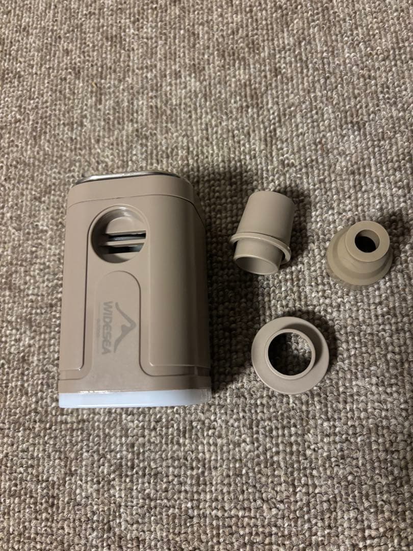 ネイチャーハイク　エアーマット　マミー型R値5.8 電動ポンプセット