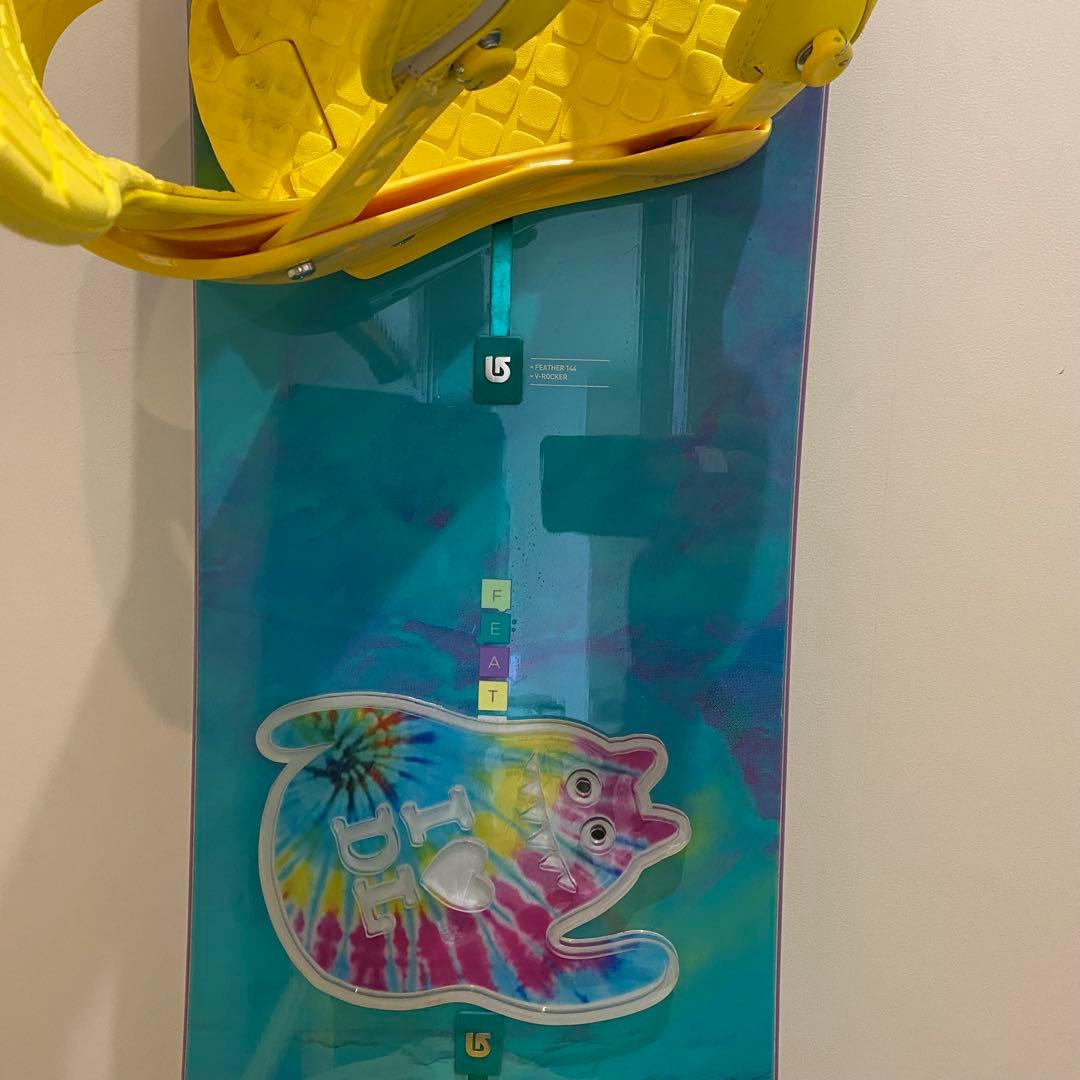 Burton スノーボード 144cm イエロー