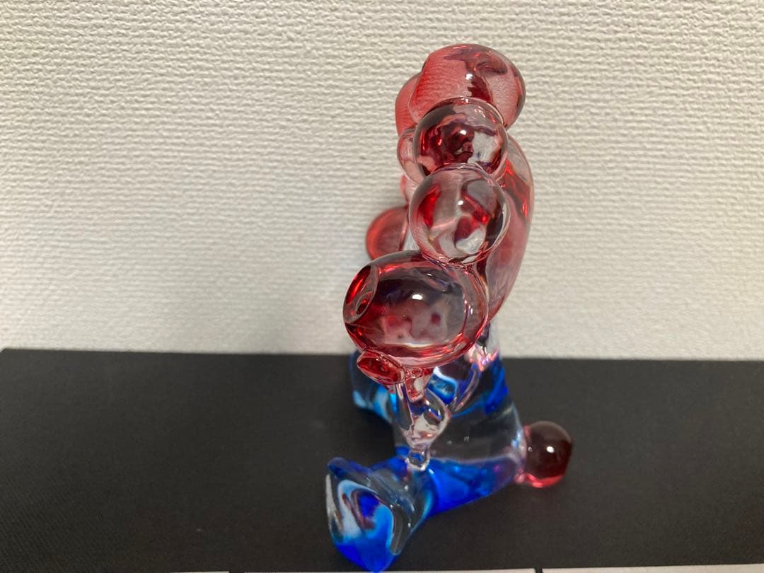 ミャクミャク　クリアフィギュア(レッド×ブルー)バイオマスプラスチック製