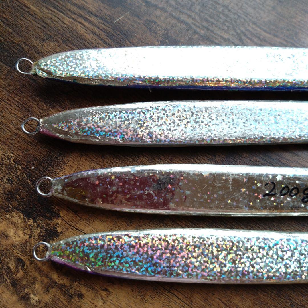 青物用ハンドメイドジグ中古品 4本 26-4