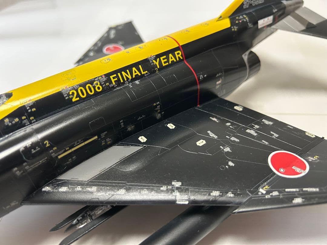 F-4EJ改 ファントム 1/48 プラモデル 完成品 ブラックパンサー