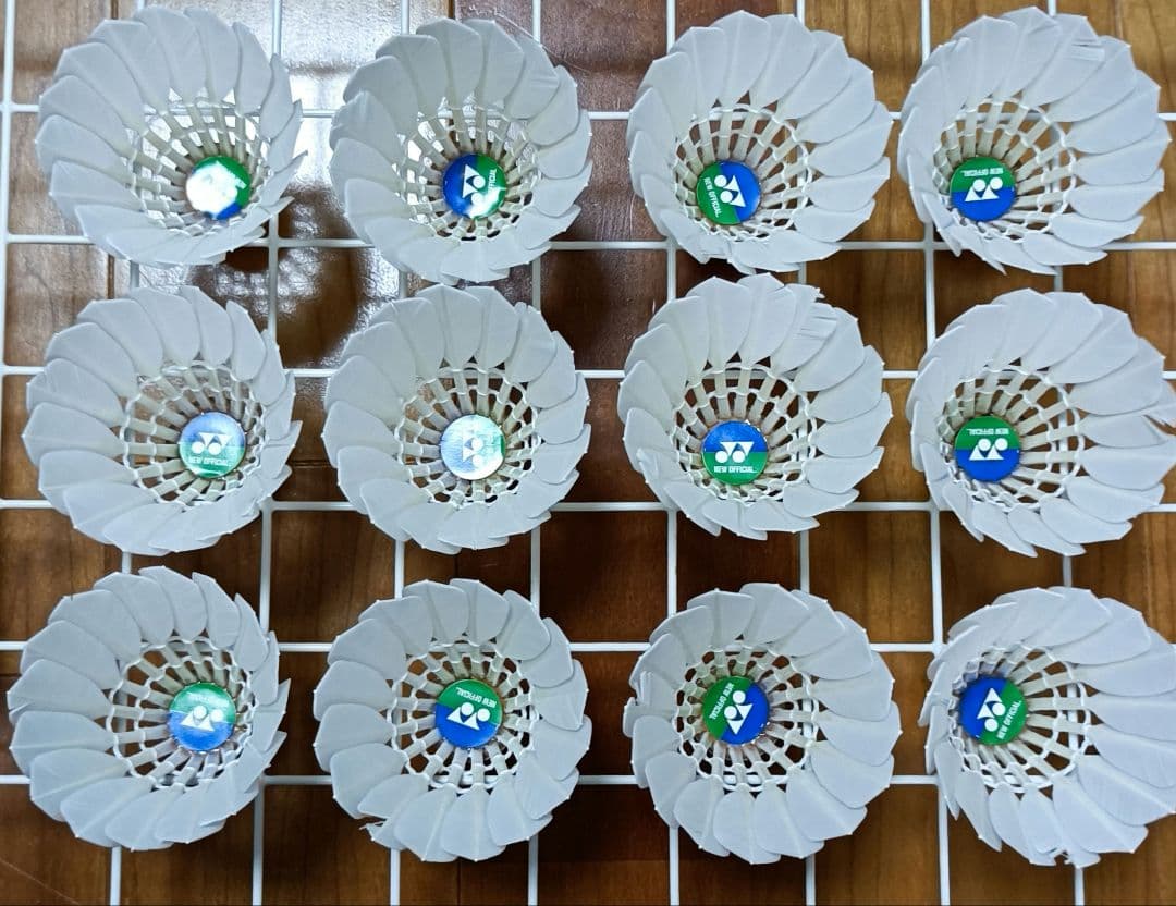 YONEX ヨネックス ニューオフィシャル 中古 10ダース シャトル 基礎羽根