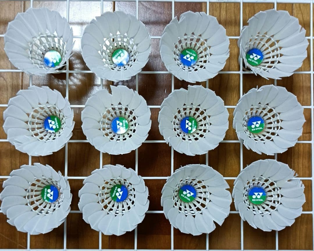 YONEX ヨネックス ニューオフィシャル 中古 10ダース シャトル 基礎羽根