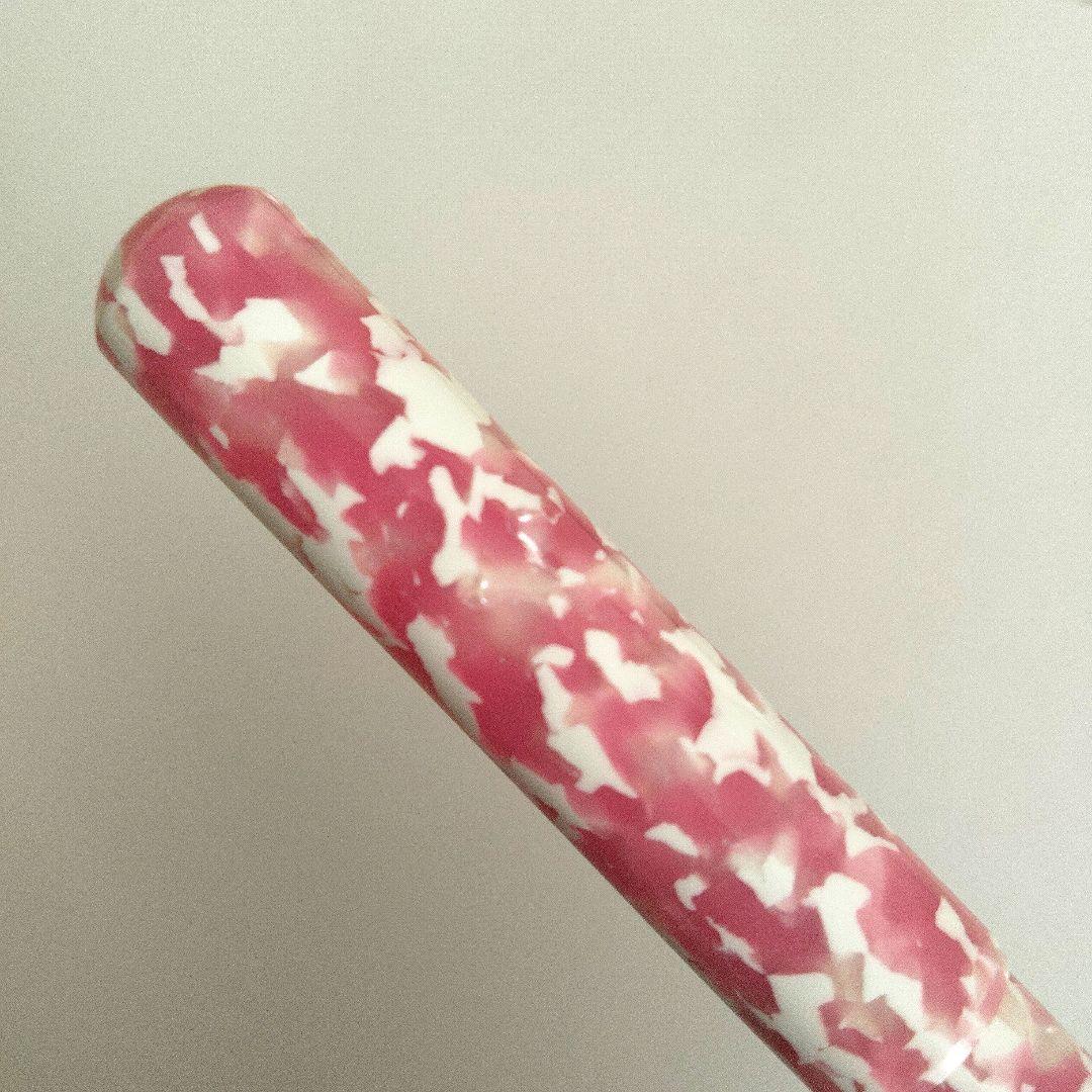 【希少】大西製作所 ガラスペン アセテート 桜 キャップ式 生産完了品 細字