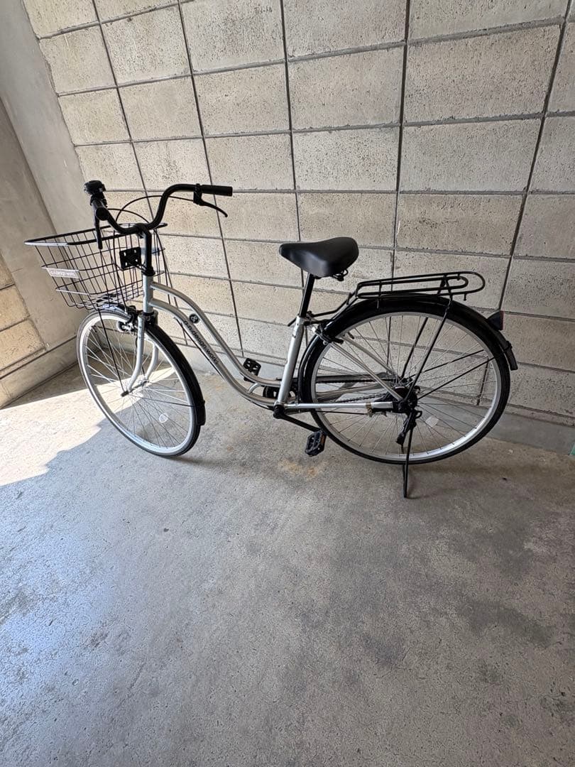 ももりん.*・゜さん専用 銀色に輝く、シンプル・ママチャリ(27㌅)