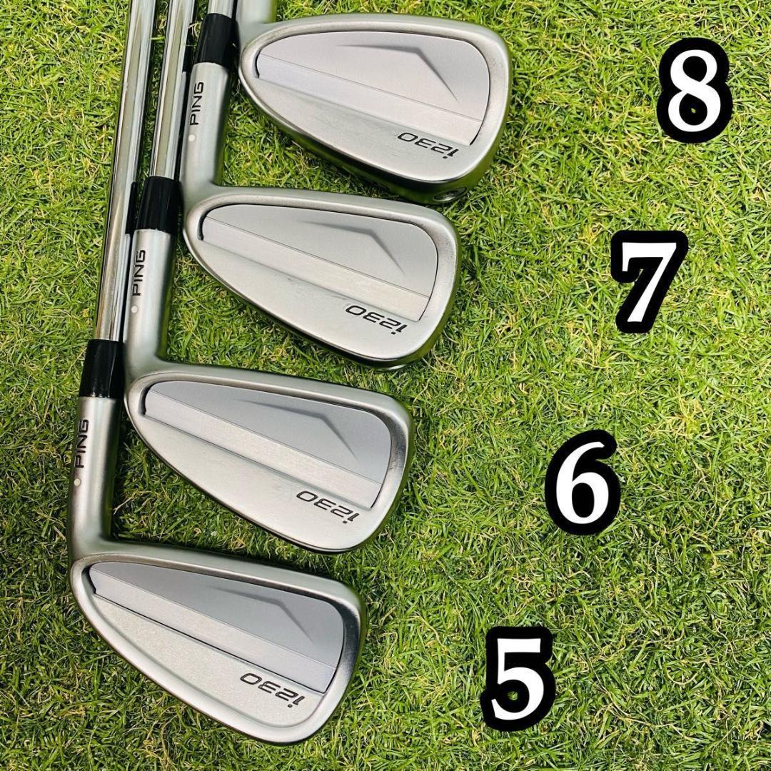 【良品】大人気モデル ピン i230 白ドット メンズアイアンセット 7本 R