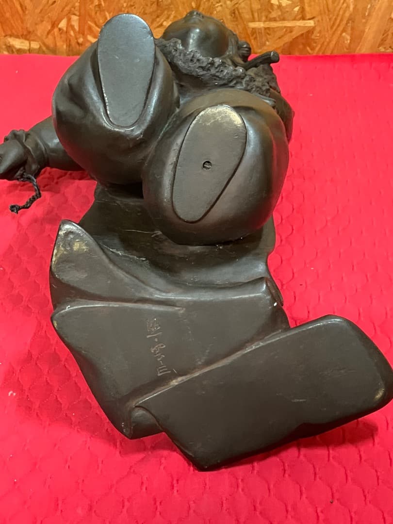 童舞　還城楽　前田照雲　ブロンズ ？