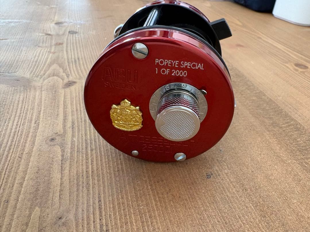 アブガルシア アンバサダー　2500c レッド ポパイ