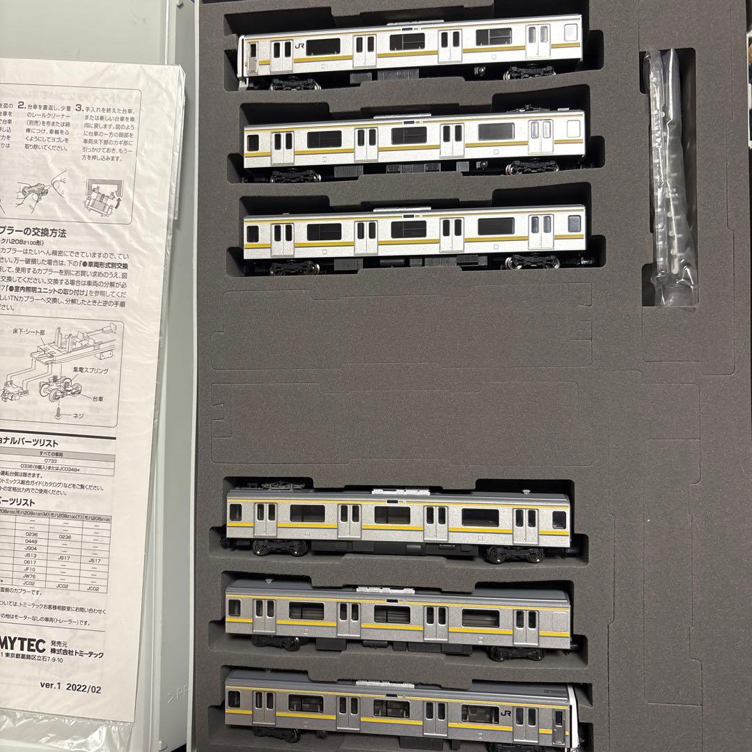 ほ*ト様 トミーテック　Nゲージ JR 209 2100系 房総色 6両編成 9