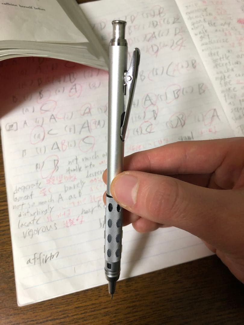 シルバー シャープペンシル 本体